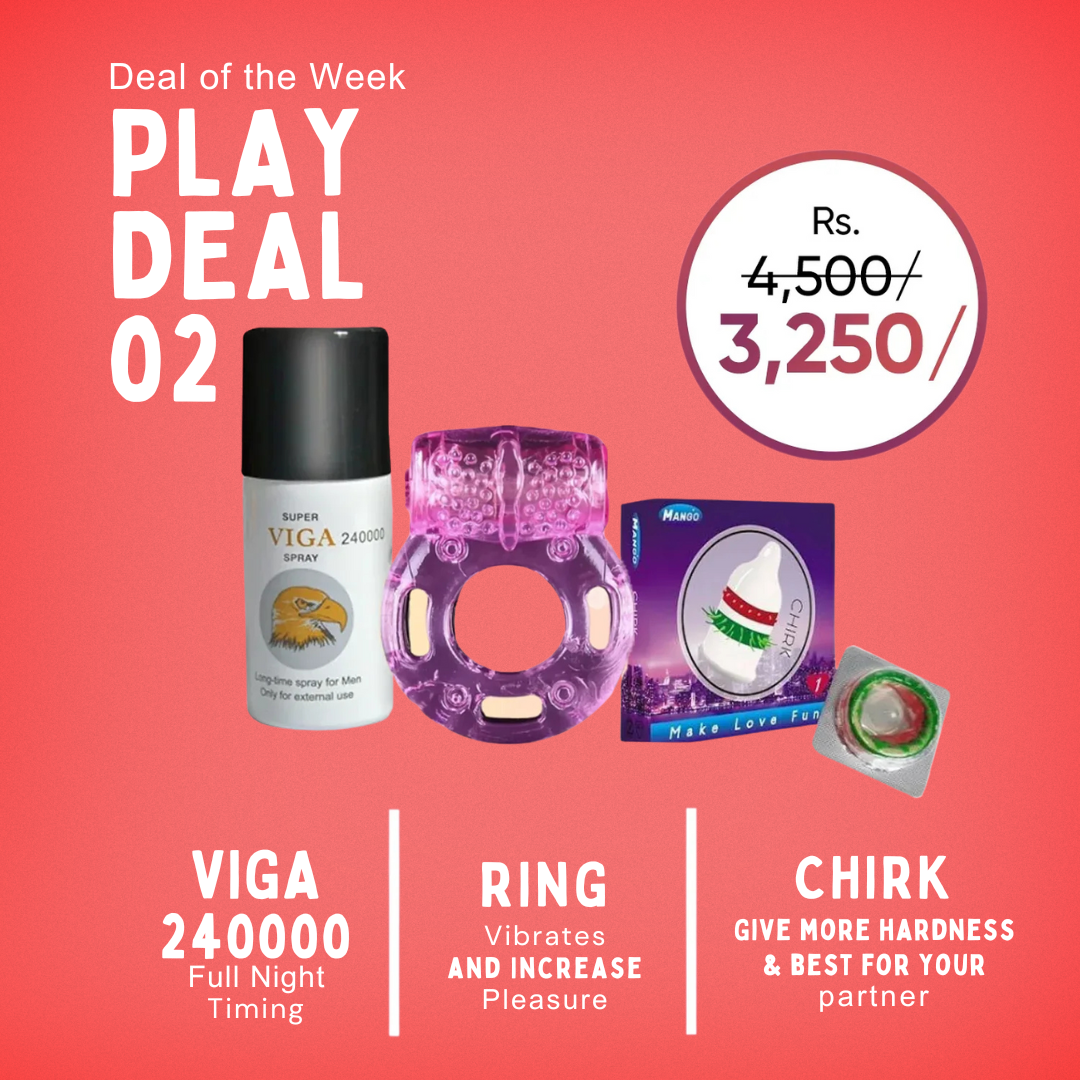 Viga Delay Timing Spray Vibarating Ring & Spike Condom in Pakistan - Delay Spike Deal