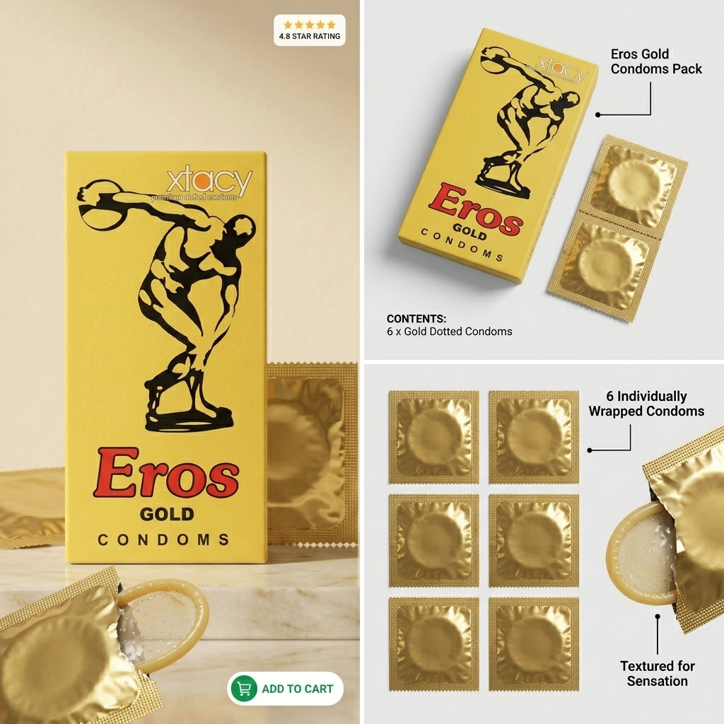 Premium Intimacy Combo Deal - ros Condoms 12s + Horse Power Delaying Cream