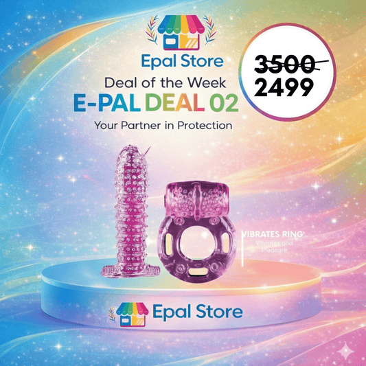 Crystal Reusable Washable Condom Plus Vibrating Ring - Vibrating Deal