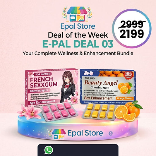 French Gum for Women + Beauty Angel Gum for Men Combo Deal – Aphrodisiac Gum Bundle | Discreet Delivery in Pakistan