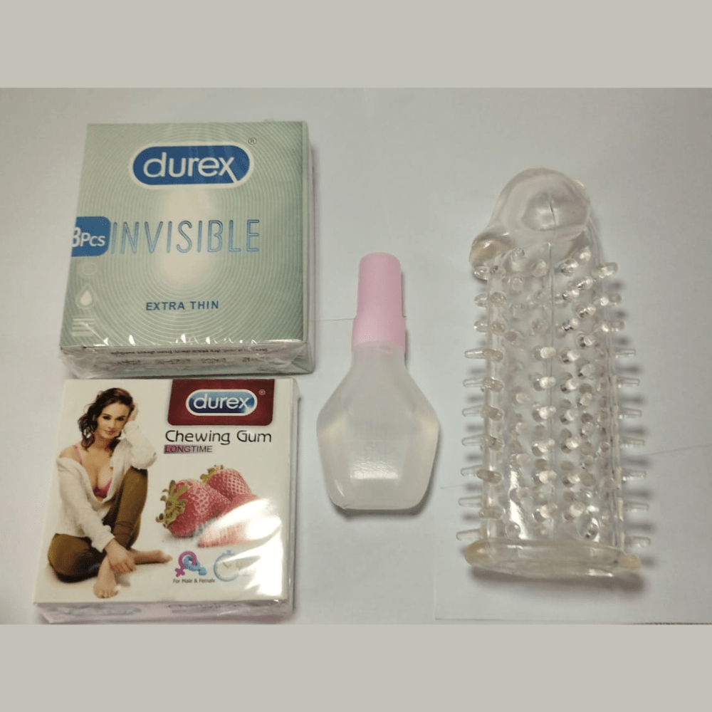 New Shape Washable Reusable Silicon Crystal Spike  The Best Crystal Condom Variety in Pakistan