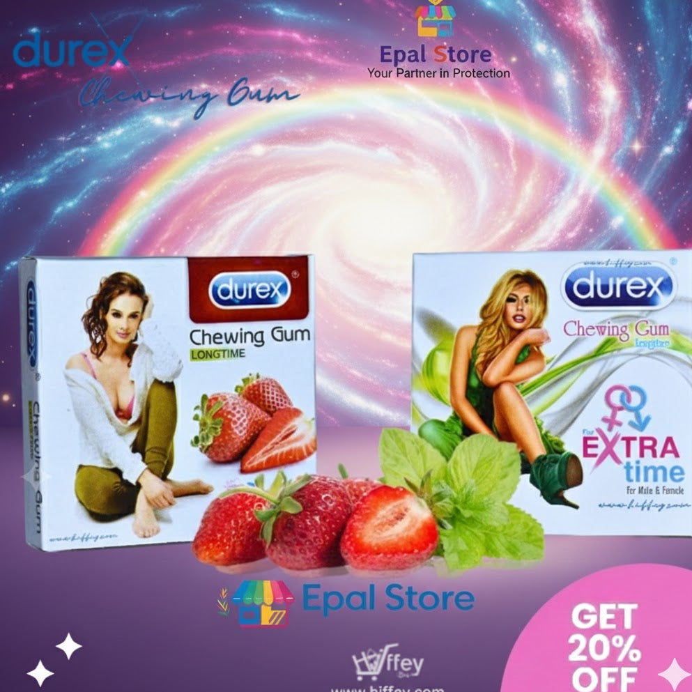 Durex Herbal Confidence Chewing Gum for Women – 2 Pack (8 Pieces) | Pakistan