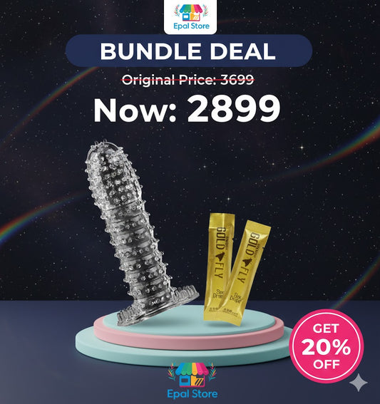 Crystal Care Bundle – Reusable Silicone Personal Care Product + Goldfly Wellness Drops | Pakistan