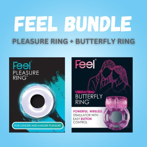Ring for Delayed ejaculation & vibrating Ring for Finger Combo Feel Bundle in Pakistan